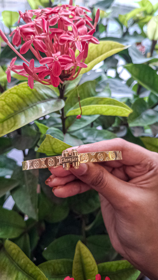 Cartier's Inspired Golden Affair Bracelet.